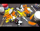 【ガンプラ塗装】別物レベルに変貌！？SDEX νガンダムの上半身を筆塗り全塗装で仕上げてみた！【逆襲のシャア】