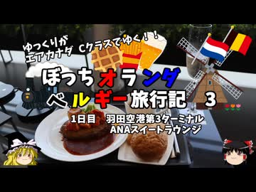 【ゆっくり】オランダベルギー旅行記　3　ANA SUITEラウンジ紹介