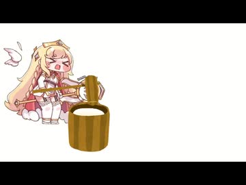 エルフィンと餅【狂乱エルフィン合作単品】