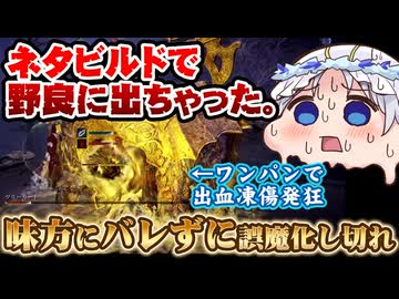 ネタビルドだとバレてはいけない夜渡り＆野良で出会ったお下劣淫夢語録トークの配信者！