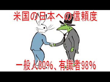 【動画News】米国の日本への信頼度は一般人80％、有識者98％(2026/06/07)