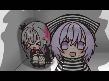 【手描き】リオナをすみっこから連れ出すもあずいろの狂気に怯えるおかゆん【ホロライブ/響咲リオナ/猫又おかゆ/AZKi/風真いろは】