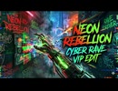 【重低音】NEON REBELLION (Cyber Rave VIP Edit) / Suno v5.5 {歌詞なし・高音質}/ SunoAIv5.5【ヘッドホン推奨・二次創作歓迎】