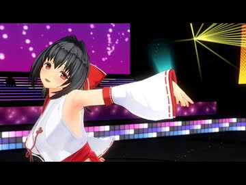 【COM3D2】純真デフォ巫女さんで｢scarlet leap｣
