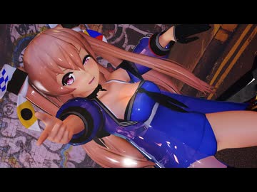 【MMD艦これ】絶対絶命【百角式ジョンストン（水着）】