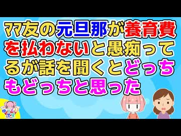 「元夫が養育費を払ってくれない！これだから男は！」とママ友が愚痴ってるが話を聞くと→私「(それはママ友も身勝手では？)」【その神経がわからん】