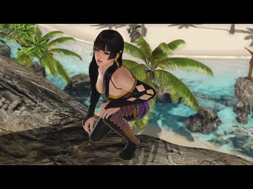 [DOAXVV]女天狗のロッククライミング