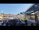 ホモと見る地震で倒壊するフィリピンの小学校