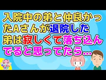 入院中の弟と仲良かったAさんが退院した。弟が落ち込んでたのでそりゃそうだよねと思いつつ話を聞くと想像してたのとは少し違っていた