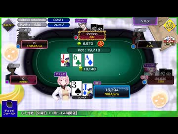 豪運でクラブマッチ1位とれました【ポーカーチェイス】