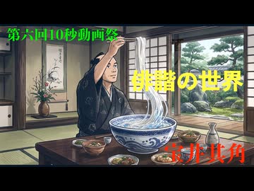 【第六回10秒動画祭】俳諧の世界「宝井其角 の発句を読む」