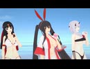カグヤ・トモエ・シズカで夏のお嬢さん