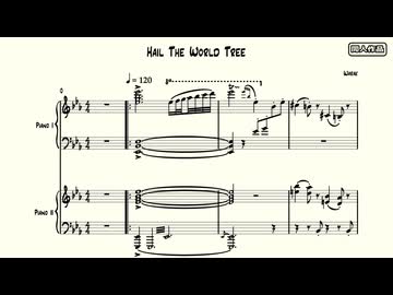 【トリッカルBGM】Hail The World Tree【ピアノアレンジ】