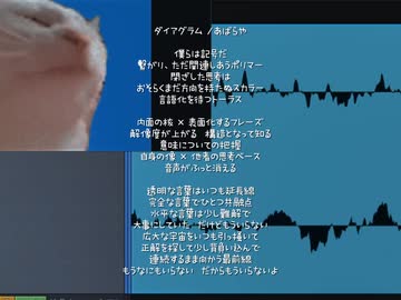 ダイアグラム / あばらや【歌ってみた】DmyDoll