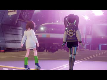 【MMD】-ミルキー☆サブウェイでLADY CRAZY-