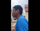 Young Man Speaks Out in Front of Local Police Station