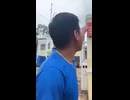 Young Man Speaks Out in Front of Local Police Station