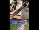 The combat use of the "Anal Punisher" UAV-released munition by the Ukrainian forces.