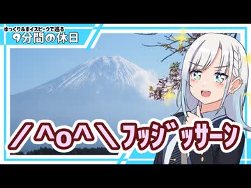 【9分間の休日】富士山麓で今年最後のお花見に行く！【ゆっくりボイスピ車載】