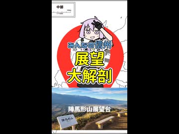 【みんなの〇ンホウ】01.陣馬形山展望台
