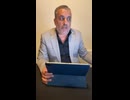 Serious Message Delivered on Camera