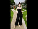 Casual Fashion Walk in a Stylish Yellow Outfit