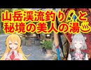 モノノケに会いたい！山梨県早川水系の渓流釣りと美人の湯【 #弦巻マキ #小春六花 実況】 #フライフィッシング