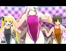 【ドリームクラブ】Pure色100萬＄☆(フリーラン/接写) るい、魅杏、ナオ(素面) 競泳水着