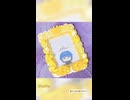 【作ってみた】ビビットポップ黄色トレカデコ