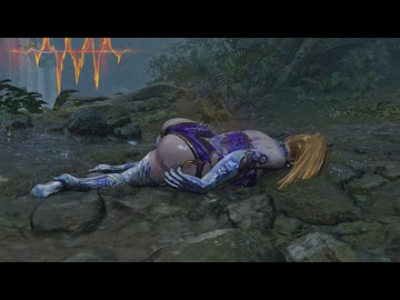 【MHWilds リョナ】白オメガコス風 永続毒麻痺漬け モルボル・シードリング