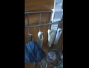 古着デニムで、鍋掴み　#ニコニコショート