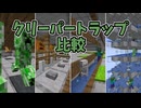 【Minecraft】クリーパートラップを4つつくって比較する #15【ゆっくり実況】