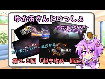ゆかあさんの超初心者向け格ゲー解説　第８.５回【起き攻め・補足】