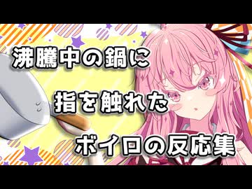 【第六回10秒動画祭】沸騰中の鍋に指を触れてしまった時のボイロの反応集【VOICEROID劇場】