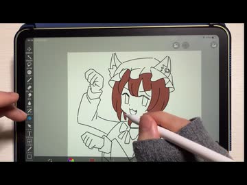 橙を静かに描きました【東方】