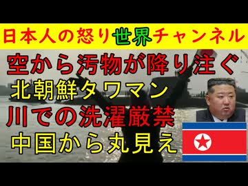 【空から汚物が降り注ぐ】北朝鮮タワマンの悲劇【川で洗濯をするな！】北朝鮮当局の理不尽な命令