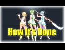 【MMD】Tda式改変GUMI、ミク、リンちゃんで "How It's Done"