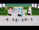 【MMD】JUMP UP【Lat式ミクテトテイ(初音ミク、重音テト、健音テイ)】