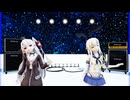 MMD、天津風、島風、計2人、で、YOASOBI・ハルジオン