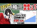 【お金が無い】1万円の積立でも効果ある？【じゃあ増やそう】
