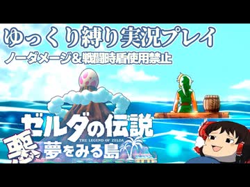 『縛りプレイ#22完』ノーダメージで夢をみる島を脱出したノーガードリンク【ゼルダの伝説夢をみる島/ゆっくり実況】