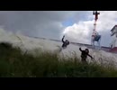 ホモと見る造船所へ進水する船を見に行った結果