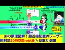 Wレーザー近接照射式6D時空渦反重力装置【UFO原理】思いついた！記念に図解説明してをご神体（ビールにニート神）を召喚。ついでに3D水ホログラムにレミリア＆フランと東方MMD召喚してみた