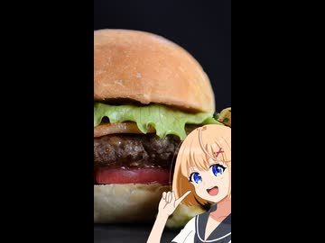 HALKANA ハンバーガー（風）をパルフィーが作ったよ