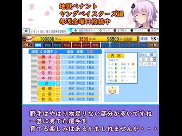 ここが地獄だよゆかりさん！ヤングベイスターズドラフト後編