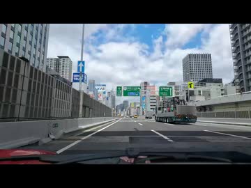 タイムワープ/ハイパーラプス　住之江→吹田→大津　ドライブ動画