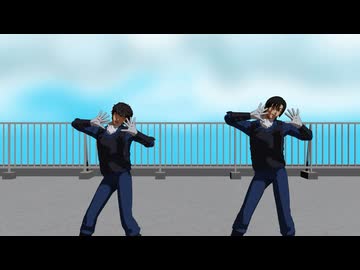 【松田陣平・萩原研二】爆処MMD2本つめ【虹色letters・WAA!!!!】