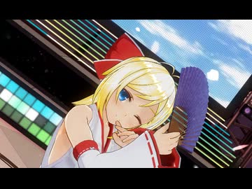 【COM3D2】金髪ショートな姉巫女で「さくらうららか、はらひらり」