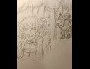 ナルキッソスにさようなら(shibayanrecords)の曲で絵を描いてみた