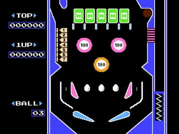 [TAS] NES Pinball "100000 points, glitched" in 00:29.668 by eien86